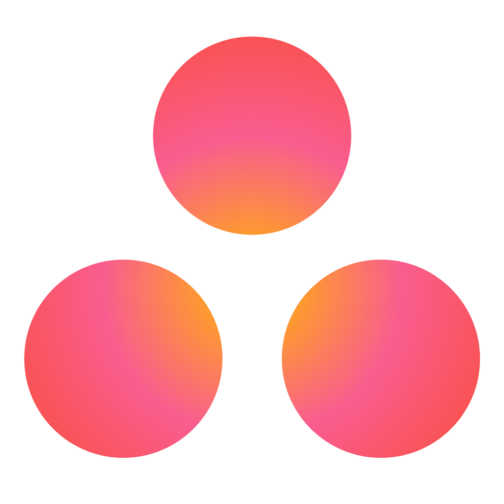 Asana logo.