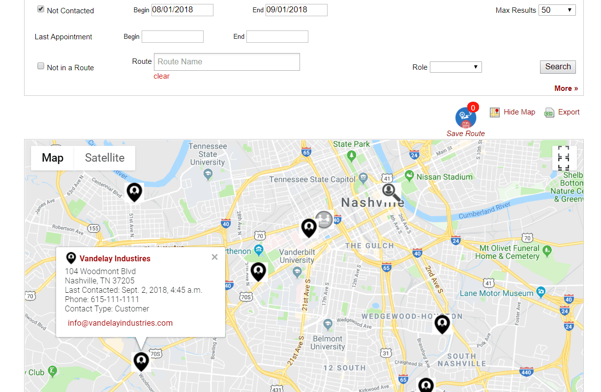 callproof mobile mapping crm