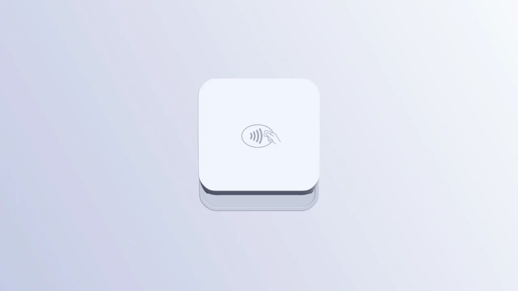 Stripe M2 card reader for iPhone.